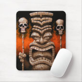 Fire Tiki Mousepad (Mit Mouse)