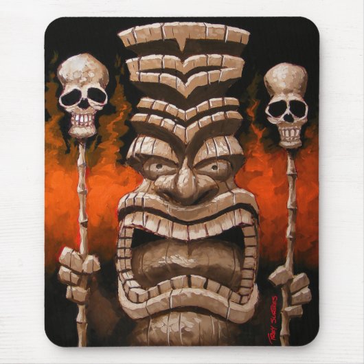 Fire Tiki Mousepad (Vorne)