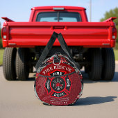 Fire Truck Axe Pattern Duffle Bag