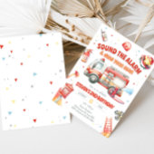 Fire Truck Birthday Party  Einladung