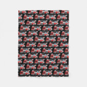 Fire Truck Fleecedecke (Vorderseite)