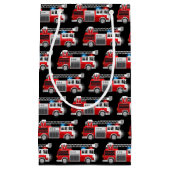 Fire Truck Kleine Geschenktüte (Vorderseite)