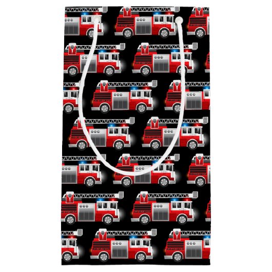 Fire Truck Kleine Geschenktüte (Vorderseite)
