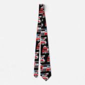 Fire Truck Krawatte (Rückseite)