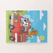 Fire Truck Puzzle for Kids (Horizontal)