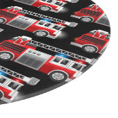Fire Truck Schneidebrett (Ecke)