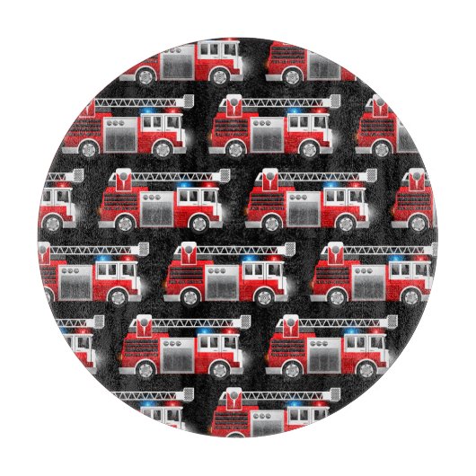 Fire Truck Schneidebrett (Vorderseite)