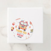 Fire Truck Sound the Alarm Baby Shower Geschenkanhänger (Beispiel)