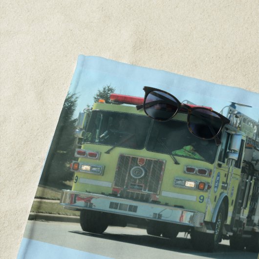 Fire Truck Strandtuch (Beispiel)