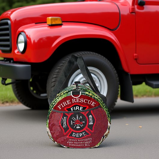 Fire Trucks Forest Road Duffle Bag