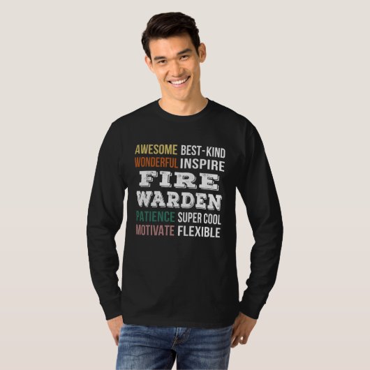 Fire Warden  Appreciation T-Shirt (Vorne ganz)