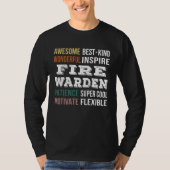 Fire Warden  Appreciation T-Shirt (Vorderseite)