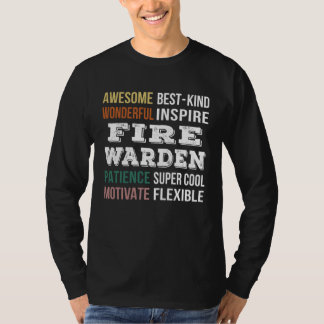 Fire Warden  Appreciation T-Shirt