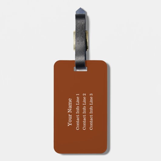 Fire Wave 5 Valley of Fire Southwest Bag Gepäckanhänger (Rückseite vertikal)