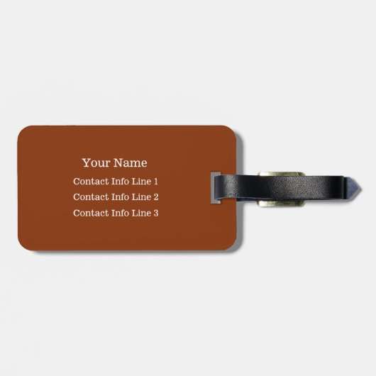 Fire Wave 5 Valley of Fire Southwest Bag Gepäckanhänger (Rückseite horizontal)