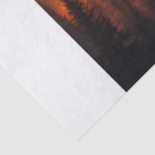 Fire Wolf Seidenpapier (Ausschnitt)