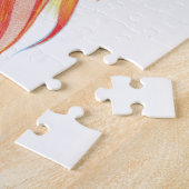 Fire Woman Surreal Fantasy Portrait zeichnend Kuns Puzzle (Seite)