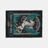 Fire Year Of The Horse – Chinese Zodiac New Year 2 Fleecedecke (Vorderseite (Horizontal))