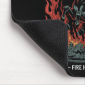 Fire Year Of The Horse – Chinese Zodiac New Year 2 Mousepad (Ecke)