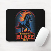 Fire Year Of The Horse – Chinese Zodiac New Year 2 Mousepad (Mit Mouse)