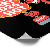 Fire Year Of The Horse – Chinese Zodiac New Year 2 Poster (Ecke)