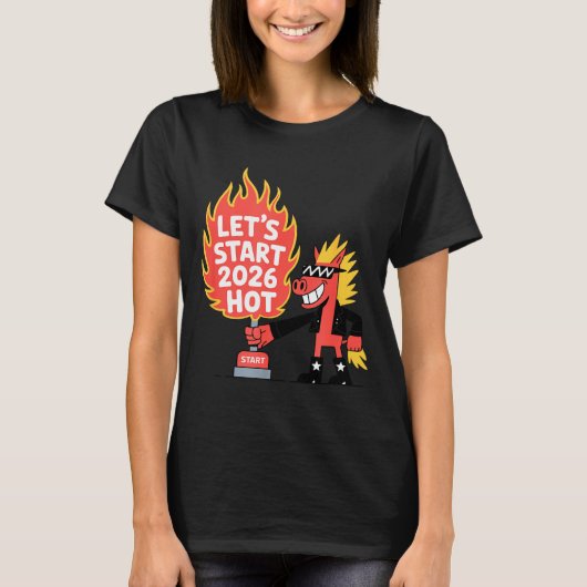 Fire Year Of The Horse – Chinese Zodiac New Year 2 T-Shirt (Vorderseite)