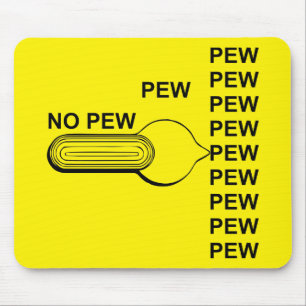 Firearm Selector Switch Pew Pew Pew # Mousepad