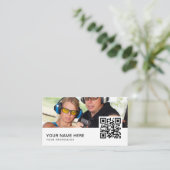 FIrearms Instructor QR Code Visitenkarte (Stehend Vorderseite)
