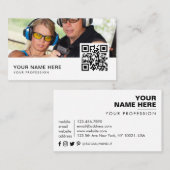 FIrearms Instructor QR Code Visitenkarte (Vorne/Hinten)