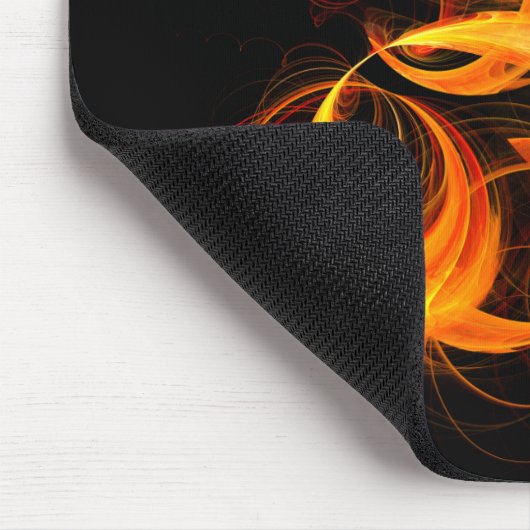Fireball Abstract Art Mousepad (Ecke)