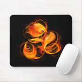 Fireball Abstract Art Mousepad (Mit Mouse)