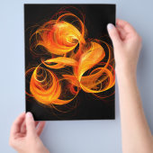 Fireball Abstrakt Art Flyer (Hand)