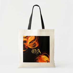 Fireball Abstrakt Art Monogram Bag Tragetasche