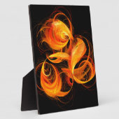 Fireball Abstrakt Art Plaque Fotoplatte (Seite)