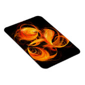 Fireball Abstrakt Art Premium Magnet (Rechte Seite)