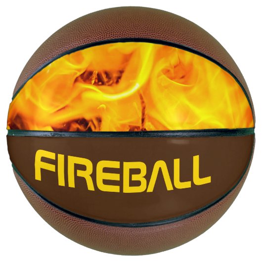 Fireball benutzerdefinierbar basketball (Vorderseite)