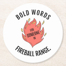 Fireball D&D-Untersetzer