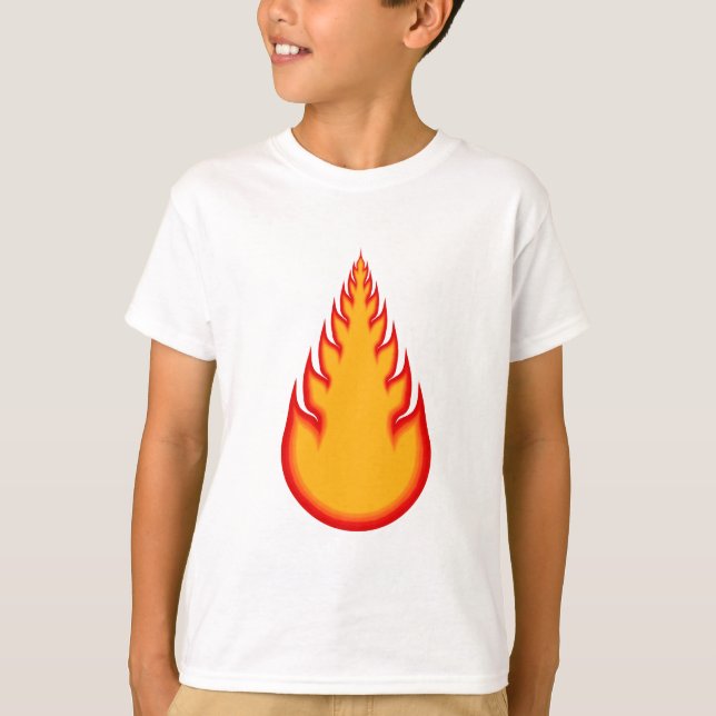 Fireball-Grafik: Feuerball: Flammen T-Shirt (Vorderseite)