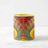Fireball Mandelbrot Fraktal Spiral Tasse (Zentrum)