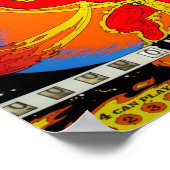 Fireball Pinball Poster (Ecke)