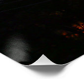 Fireball Sunrise Perfektes Poster (Ecke)