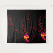 Fireballs Tapestry Wandteppich (Vorderseite (Horizontal))