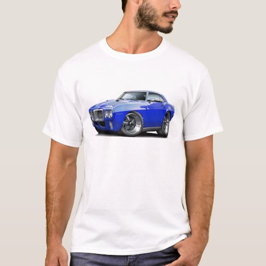 Firebird Blau-Auto 1969 T-Shirt (Vorderseite)