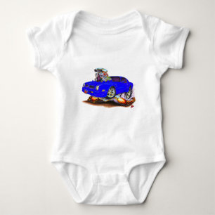 Firebird Blau-Auto 1974-76 Baby Strampler