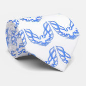 Firebird Blau Krawatte (Gerollt)