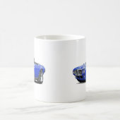 Firebird blaues Kabriolett 1969 Kaffeetasse (Mittel)