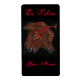 Firebird-Buchungsplatte Aufkleber-Rechteck (Vorne)