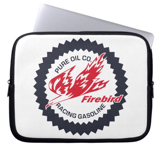 Firebird, das Vintage Zeichenwiedergabe des Laptopschutzhülle (Vorderseite)