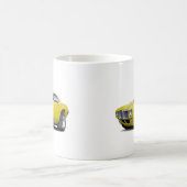 Firebird gelbes Auto 1969 Kaffeetasse (Mittel)