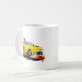 Firebird gelbes Kabriolett 1969 Kaffeetasse (Vorderseite Links)